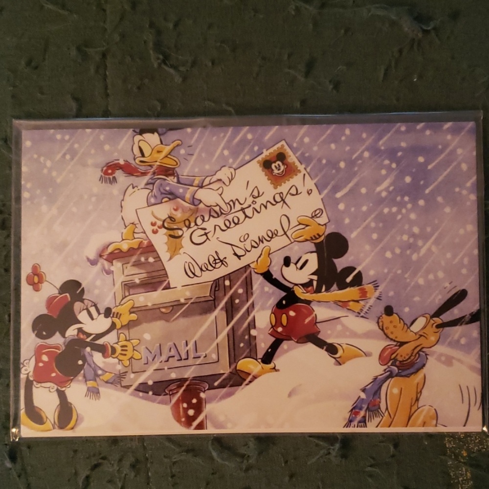 D23 Walt Disney Archives Christmas Postcards
